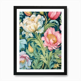 Floral Pattern 25 Art Print