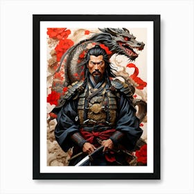 Samurai Warrior 1 Art Print