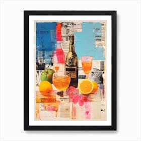 Retro Food & Drink Pop Art Inspired 2 Art Print