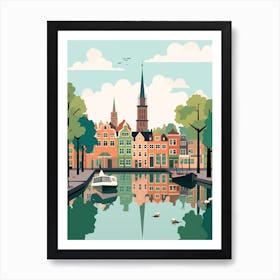 Netherlands 3 Travel Illustration Art Print