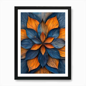 Abstract Flower Painting 8 Art Print