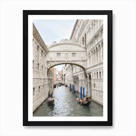 Venice Canal, Italy Art Print