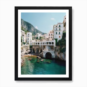 Amalfi Coast Photo Summer Vintage Photography Art Print