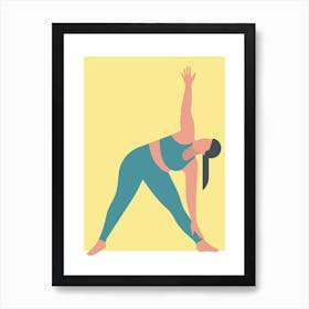 Yoga Pose 2 Art Print