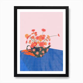 Flower Tea Art Print