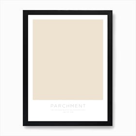 The Colour Block Collection - Parchment Art Print