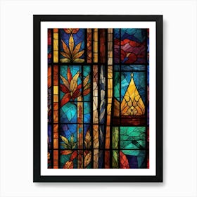 Stained Glass Window 2 Art Print