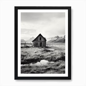 Colorado Black And White Analogue Photograph 1 Art Print