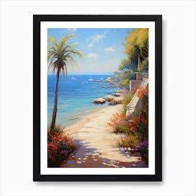 Beach Scene Art Print