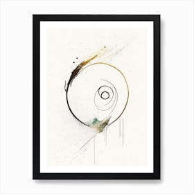 Wisdom Symbol 1 Minimal Watercolour Art Print