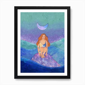 Water Goddess Art Print