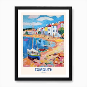 Exmouth England 4 Uk Travel Poster Art Print