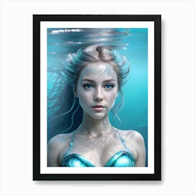 Mermaid-Reimagined 11 Art Print