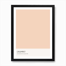 Crumpet Colour Block Poster Art Print