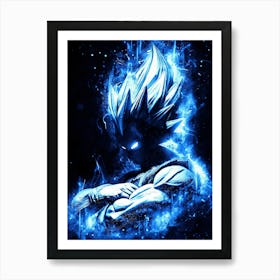 Dragon Ball Z Wallpaper 7 Art Print