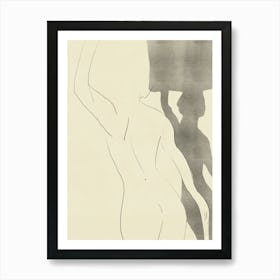 Shadow Of A Woman 1 Art Print