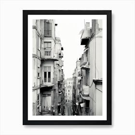 Marseille, France, Photography In Black And White 1 Art Print