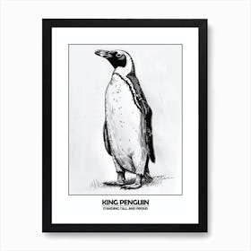 Penguin Standing Tall And Proud Poster 3 Art Print