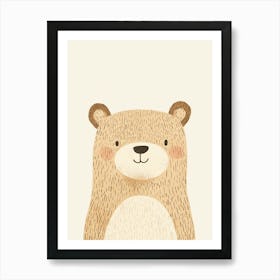 Teddy Bear, Nursery Wall Art for Kids Art Print