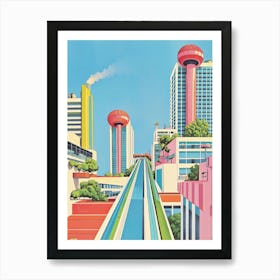 City In The Sky 2 Art Print