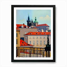 Prague Cityscape Art Print