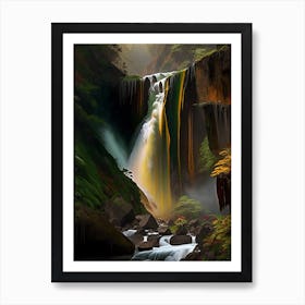 Yumbilla Falls, Peru Nat Viga Style (1) Art Print