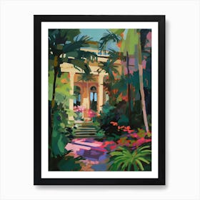 Huntington Library And Botanical Gardens, United Kingdom, Painting 4 Art Print