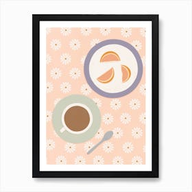 Orange Slices Art Print