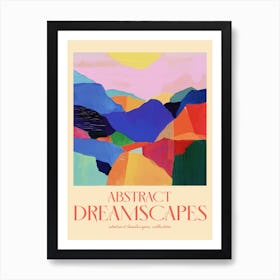 Abstract Dreamscapes Landscape Collection 73 Art Print