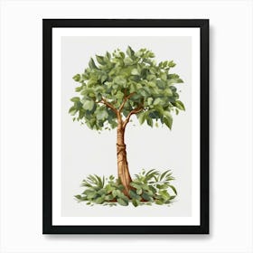 Tree In The Forest 1 Art Print