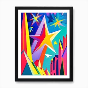 Star Formation Abstract Modern Pop Space Art Print