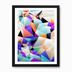 Abstract Triangles 5 Art Print