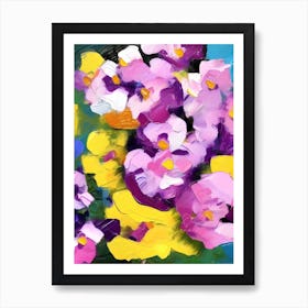 This is a Bit Orchid Art Print