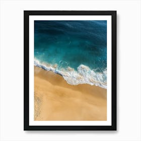 Aerial View Of A Beach 55 Art Print