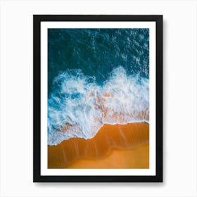 Aerial View Of The Beach 13 Art Print