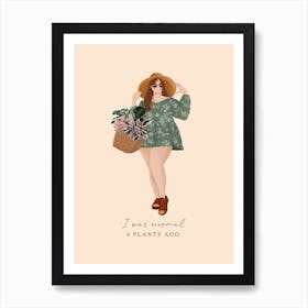 Crazy For Plants Art Print