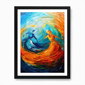 Fire And Ice Art Print