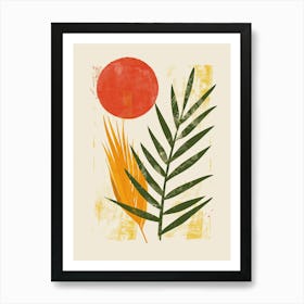 Orbiting Waves Of Retro Elegance Mid Century Style Art Print