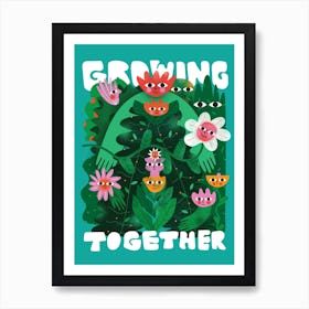 Growing Together Art Print