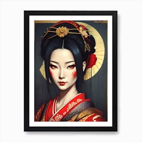 Geisha 41 Art Print