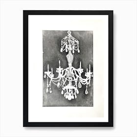 Chandelier I Art Print