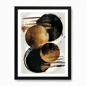 Abstract Circles Canvas Print 23 Art Print