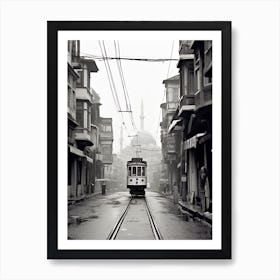 Istanbul Turkey Black And White Old Photo 1 Art Print