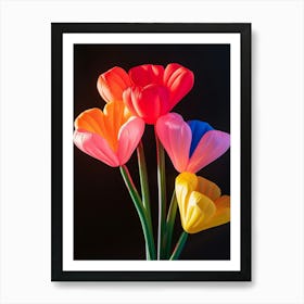 Bright Inflatable Flowers Buttercup 1 Art Print