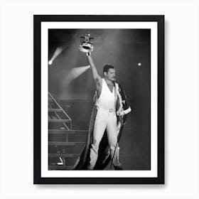 Freddie Mercury In Concert, 1986 Art Print