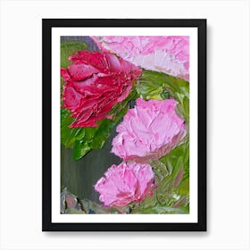 Pink Peonies Art Print