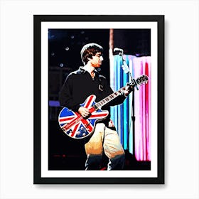 rockstar Noel Gallagher oasis music band 10 Art Print