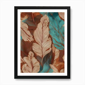 Tropical Leaves 34 Art Print