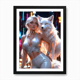 White Wolf 2 Art Print