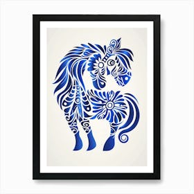 Russian Horse Art Print